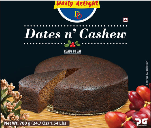 DAILY DELIGHT DATES N CASHEW CAKE 700 GM