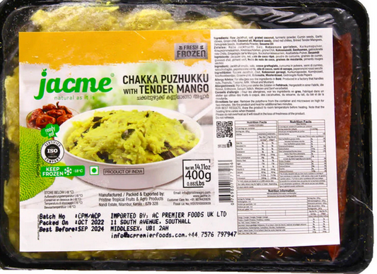 Jacme Frozen Chakka Puzhukku with Tender Mango 400g